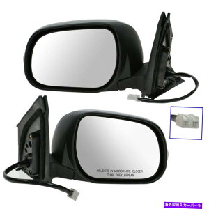 US~[ TRQ POWERMMTChr[~[/09-12g^RAV4p̉EZbg TRQ Power Heated Signal Side View Mirrors/Right Set for 09-12 Toyota Rav4