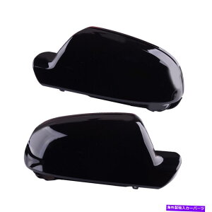US~[ 2xJ[obNr[TCh~[Jo[LbvAEfBA3 S3 A4 S4 A5 S5ɓKĂ܂ 2x Car Rearview Side Mirror Cover Cap Black Fit For Audi A3 S3 A4 S4 A5 S5