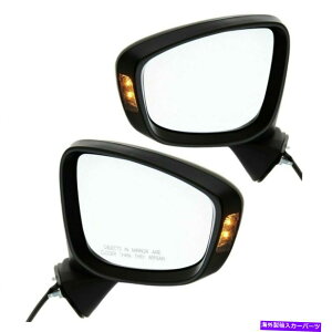 US�~���[ 2013-2015�̃p���[�~���[�Z�b�g�}�c�_CX-5�M�����C�g�y�C���g�\ Power Mirror Set For 2013-2015 Mazda CX-5 With Signal Light Paintable�y���s�A���i�z