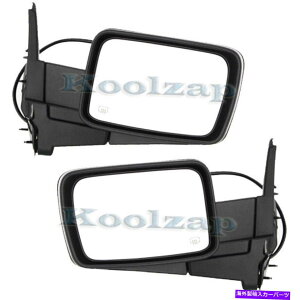 US~[ 06-10̎iߊAr[~[p[q[gw/o}jAtH[hZbgyA For 06-10 Commander Rear View Mirror Power Heat w/o Memory Manual-Fold SET PAIR