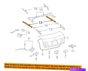 supports shock NTXg^OEM 07-11 GS350gNtgT|[gXgbgVbNA[645300W091 Lexus TOYOTA OEM 07-11 GS350 Trunk-Lift Support Strut Shock Arm 645300W091