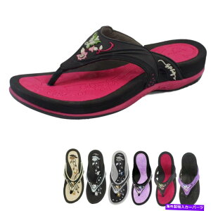 supports shock ���������̐l�ԍH�w�Ɋ�Â����X���b�v�ϐ��h���N�b�V�����t���b�v�t���b�v Comfort Walking Ergonomic Slip-Resistant Waterproof Cushion Flip Flops for Women�y���s�A���i�z