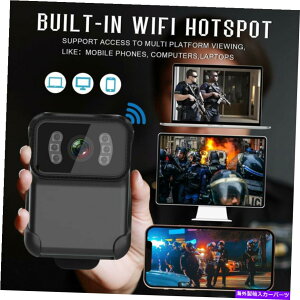 supports shock HD�x�@�{�f�B�J�����@���s�@�փ~�j�{�f�B���ՃJ���̖�ԃr�W���� HD Police Body Camera Night Vision for Law Enforcement mini Body Worn Cam�y���s�A���i�z