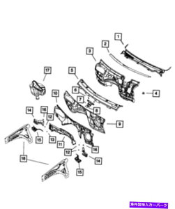 supports shock �{���̃��[�p�[�V���b�N�^���[�T�|�[�g�E68051690AD Genuine MOPAR Shock Tower Support Right 68051690AD�y���s�A���i�z