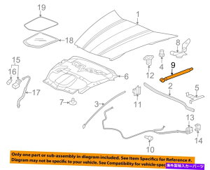 supports shock �V�{���[GM OEM 05-13�R���x�b�g�t�[�h���t�g�T�|�[�g�X�g���b�g�V���b�N�v���b�v�A�[��10399704 Chevrolet GM OEM 05-13 Corvette Hood-Lift Support Strut Shock Prop Arm 10399704�y���s�A���i�z