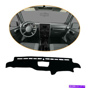 Dashboard Cover W[vO[̍Ԃ̃_bV{[hJo[07-10_bV}bgVF[hیpbh Black Car Dashboard Cover For Jeep Wrangler 07-10 Dash Mats Shade Protective Pad