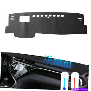 Dashboard Cover g^Jp18-21 w/hudU[_bV{[h}bg_bV}bgA`T_bVJo[ For Toyota Camry 18-21 w/HUD Leather Dashboard Mat Dashmat Anti-Sun Dash Cover