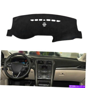 Dashboard Cover �J�[�_�b�V���{�[�h�_�b�V���}�b�g�m���X���b�v�T���J�o�[�p�b�h�t�B�b�g�t�H�[�h�t���[�W����2013-2019�u���b�N Car Dashboard Dash Mat Non-Slip Sun Cover Pad Fit Ford Fusion 2013-2019 Black�y���s
