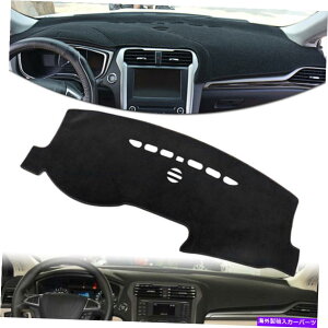 Dashboard Cover �J�[�_�b�V���{�[�h�_�b�V���}�b�g�m���X���b�v�T���J�o�[�p�b�h�u���b�N�t�H�[�h�t���[�W����2013-2019 Car Dashboard Dash Mat Non-Slip Sun Cover Pad Black For Ford Fusion 2013-2019�y���s�A���i�z