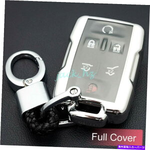 Dashboard Cover X}[gJ[L[`F[OFOBV{[Vo[h^zxOGMC̃P[X Smart Car Key Chain Ring Fob Cover Case For Chevy Silverado Tahoe Suburban GMC