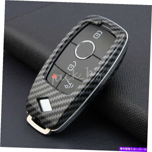 Dashboard Cover J[{t@Co[J[L[tHuP[XJo[ZfXxcW205 W213 X253̃L[`F[ Carbon Fiber Car Key Fob Case Cover Keychain For Mercedes Benz W205 W213 X253