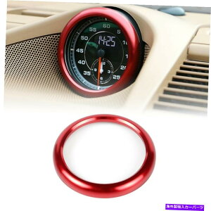 Dashboard Cover |VF911JCG{NX^[}JȂǂ̃X|[eBȐԂ_bV{[hvJo[O Sporty Red Dashboard Clock Cover Ring For Porsche 911 Cayenne Boxster Macan etc