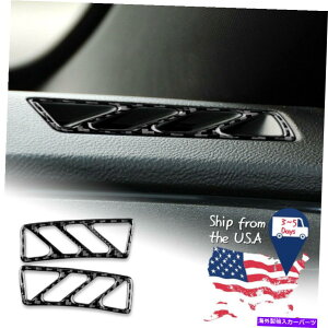 Dashboard Cover ubNJ[_bV{[hGAAEgbgJo[XebJ[J}̃J[{t@Co[2010-2015 Black Car Dashboard Air Outlet Cover Sticker Carbon Fiber For Camaro 2010-2015