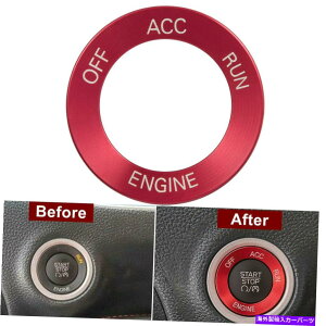 Dashboard Cover ԂGWJn~{^XCb`Jo[mug_bW`W[[d Red Engine Start Stop Button Switch Cover Knob Trim For Dodge Challenger Charger