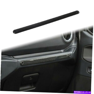 Dashboard Cover J[{t@Co[_bV{[hRpCbgnhW[vO[JL 18+̃gJo[ Carbon Fiber Dashboard Co-Pilot Handle Trim Decor Cover for Jeep Wrangler JL 18+
