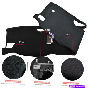Dashboard Cover 2016N̕č - 2022g^^R}_bVJo[}bg_bV{[hpbh /ubN USA for 2016 - 2022 TOYOTA TACOMA DASH COVER MAT DASHBOARD PAD / BLACK