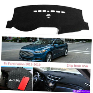 Dashboard Cover 2013-2019�t�H�[�h�t���[�W�����J�[�_�b�V���}�b�g�_�b�V���}�b�g�_�b�V���{�[�h�T���J�o�[�m���X���b�v for 2013-2019 Ford Fusion Car Dash mat Dash Mat Dashboard Sun Cover Non-slip�y���s�A���i�z