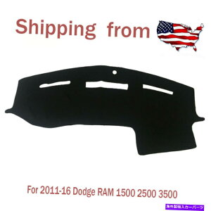 Dashboard Cover �_�b�V���{�[�h�p�b�h�_�b�V���J�o�[�_�b�W�����p�I�[�g�u���b�N1500 2500 3500 2011-2016 Dashboard Pad Dash Cover Mat Auto Black for Dodge Ram 1500 2500 3500 2011-2016�y���s�A���i�z