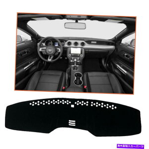 Dashboard Cover tH[h}X^Op15-21ubNJ[_bV{[h}bgVF[fBOیJo[pbh For Ford Mustang 15-21 Black Car Dash Board Mats Shading Protective Cover Pad