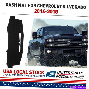 Dashboard Cover �V�{���[�V���o���[�h1500 2500 3500 14-18�p�̐V�����_�b�V���{�[�h�J�o�[�u���b�N�_�b�V���}�b�g New Dash Board Cover Black Dash Mat for Chevrolet Silverado 1500 2500 3500 14-18