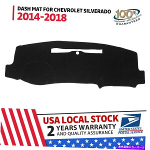 Dashboard Cover �V�{���[�V���o���[�h1500 2500 3500 14-18�p�̐V�����_�b�V���{�[�h�J�o�[�u���b�N�_�b�V���}�b�g New Dash Board Cover Black Dash Mat for Chevrolet Silverado 1500 2500 3500 14-18�y���s�A���i�z