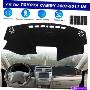 Dashboard Cover g^Ĵ߂̃A`Xbv_bV}bg_bV}bg2007-2011_bV{[hJo[pbhubN Anti-Slip Dashmat Dash Mat For Toyota Camry 2007-2011 Dashboard Cover Pad BLACK