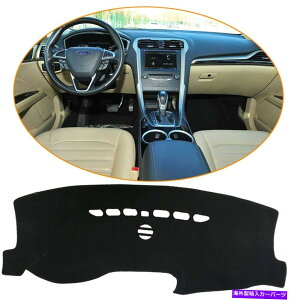 Dashboard Cover 2013-2019�t�H�[�h�t���[�W�����_�b�V���J�o�[�}�b�g�_�b�V���{�[�h�}�b�g�́A����~�߃v���~�A���Ƀt�B�b�g���܂� for 2013-2019 Ford Fusion Dash Cover Mats Dashboard Mat Fits Non-Slip Premium�y��