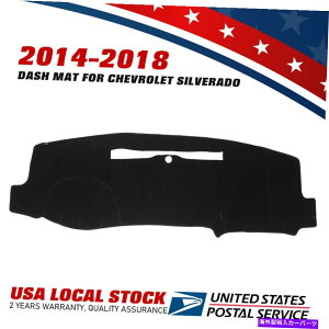 Dashboard Cover �V�{���[�V���o���[�h1500 2500 3500 14-18�p�̐V�����_�b�V���{�[�h�J�o�[�u���b�N�_�b�V���}�b�g New Dash Board Cover Black Dash Mat for Chevrolet Silverado 1500 2500 3500 14-18