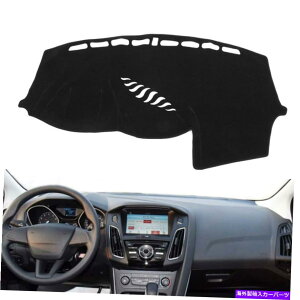 Dashboard Cover �|���G�X�e���J�[�_�b�V���}�b�g�_�b�V���J�o�[�_�b�V���{�[�h�}�b�g�p�b�h�t�H�[�h�t�H�[�J�X2012-17�u���b�N Polyester Car Dashmat Dash Cover Dashboard Mat Pad For Ford Focus 2012-17 Black�y���s