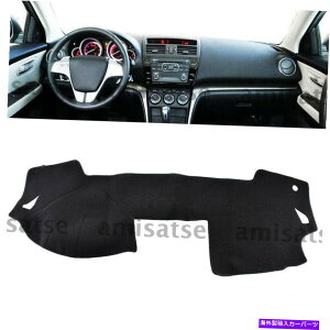 Dashboard Cover 1PC�u���b�N�_�b�V���}�b�g�_�b�V���{�[�h�}�b�g�J�o�[�}�c�_6 2009-2012 2010�N�̃A���`�T�� 1pc Black Dashmat Dashboard Mat Cover Anti-Sun For Mazda 6 2009-2012 2010�y���s�A���i�z