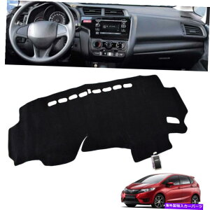 Dashboard Cover �_�b�V���J�o�[�}�b�g�J�[�y�b�g�_�b�V���}�b�g�_�b�V���{�[�h�J�o�[�u���b�N�p�b�h�t�B�b�g�z���_�W���Y2015-2019 Dash Cover Mat Carpet Dashmat Dashboard Cover Black Pad Fit Honda Jazz 2015-2019�y