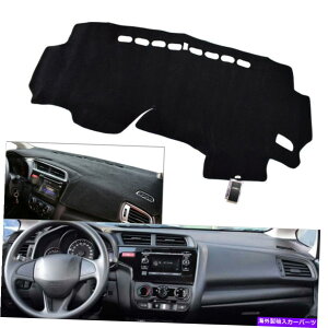 Dashboard Cover �z���_�t�B�b�g�W���Y2015-2019�_�b�V���}�b�g�_�b�V���{�[�h�J�o�[�u���b�N�p�_�b�V���J�o�[�}�b�g�J�[�y�b�g Dash Cover Mat Carpet For Honda Fit Jazz 2015-2019 Dashmat Dashboard Cover Black�y���s
