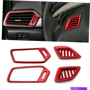 Dashboard Cover �z���_�A�R�[�h2018-2022�C���e���A�_�b�V���{�[�h�G�A�x���gAC�A�E�g���b�g�J�o�[�g�������b�h For Honda Accord 2018-2022 Interior Dashboard Air Vent AC Outlet Covers Trim Red�y���s�A���i�z