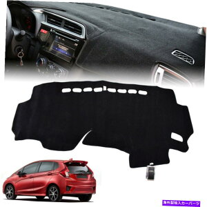 Dashboard Cover �_�b�V���J�o�[�}�b�g�J�[�y�b�g�_�b�V���}�b�g�_�b�V���{�[�h�J�o�[�p�b�h�t�B�b�g�z���_�W���Y2015-2019�u���b�N Dash Cover Mat Carpet Dashmat Dashboard Cover Pad Fit Honda Jazz 2015-2019 Black�y