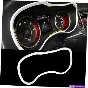 Dashboard Cover 2015-2021_bW[d̃zCgZ^[_bV{[hplgJo[ANZT[ White Center Dashboard Panel Trim Cover Accessories for 2015-2021 Dodge Charger