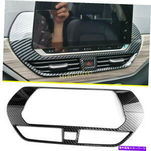 Dashboard Cover J[{t@Co[_bV{[hfBA19-21YAeB}̃TEhJo[g Carbon Fiber Dashboard Media Screen Surround Cover Trims For 19-21 Nissan Altima