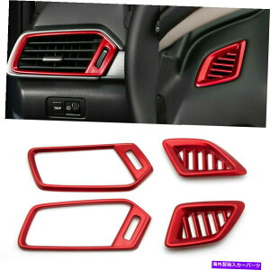 Dashboard Cover ���b�h�C���e���A�_�b�V���{�[�h�G�A�x���gAC�A�E�g���b�g�J�o�[�g�����z���_�A�R�[�h18-22�̃t�B�b�g Red Interior Dashboard Air Vent AC Outlet Cover Trim Fits For Honda Accord 18-22�y���s�A���i