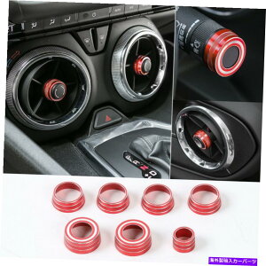 Dashboard Cover 8×bhAC_bV{[hGAxgmuXCb`OJo[V{[J}2017++ 8×Red Alloy Dashboard Air Vent Knob Switch Ring Cover For Chevrolet Camaro 2017+