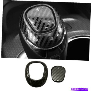 Dashboard Cover �V�{���[�N���[�Y2016-2019�J�[�{���t�@�C�o�[�R���\�[���M�A�V�t�g�m�u�J�o�[2PCS For Chevrolet Cruze 2016-2019 Carbon Fiber Console Gear Shift Knob Cover 2PCS�y���s�A���i�z
