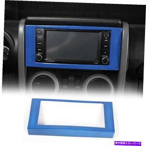 Dashboard Cover W[vO[JK 07-10ANZT[̃_bV{[hirQ[VCDt[gJo[ Dashboard Navigation CD Frame Trim Cover For Jeep Wrangler JK 07-10 Accessories