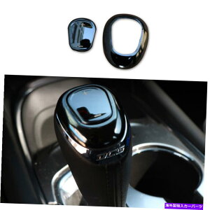 Dashboard Cover �V�{���[equinox 2018-21�u���b�N�X�`�[���R���\�[���M�A�V�t�g�m�u�J�o�[�g����2PC�p For Chevrolet Equinox 2018-21 Black Steel Console Gear Shift Knob Cover Trim 2PC�y���s�A���i�z