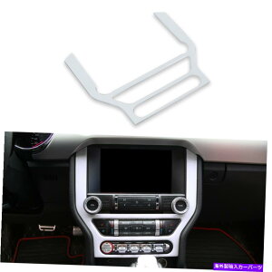 Dashboard Cover 2015Nȏ̃tH[h}X^OANZT[̃zCgZ^[GPSirQ[VplJo[g White Center GPS Navigation Panel Cover Trim for 2015+ Ford Mustang Accessories
