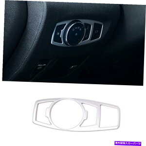 Dashboard Cover �����J�[���m�[�`���XMKX 2015-2021�V���o�[�w�b�h���C�g�{�^���t���[���J�o�[�g����1PCS For Lincoln Nautilus MKX 2015-2021 Silver Headlight Button Frame Cover Trim 1PCS�y���s�A���i�z
