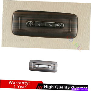 Dashboard Cover g^J2018-2021}bgEbhOCA[fBOvt[Jo[g For Toyota Camry 2018-2021 Matte Wood Grain Rear Reading Lamp Frame Cover Trim