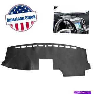 Dashboard Cover �t�H�[�hF150 2017-2019�_�b�V���}�b�g�R���\�[�����U�[�_�b�V���{�[�h�����J�o�[�}�b�g For Ford F150 2017-2019 Dashmat Console Leather Dashboard Decorative Cover Mat�y���s�A���i�z