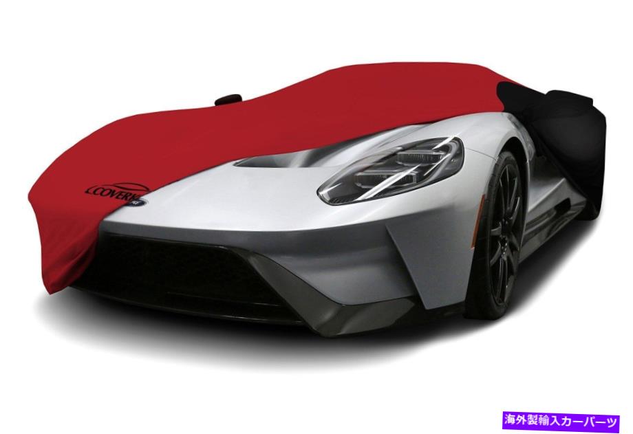 カーカバー サイオンIA 16カバーサテンストレッチ屋内純赤いカスタムカーカバーwブラック For Scion iA 16 Coverking Satin Stretch Indoor Pure Red Custom Car Cover w Black 2021最新のスタイル - 2