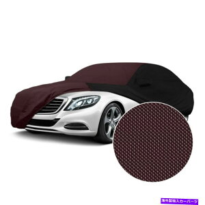 カーカバー シボレースパークEV 16カバーストームプルーフワインカスタムカーカバーWブラックサイド For Chevy Spark EV 16 Coverking Stormproof Wine Custom Car Cover w Black Sides