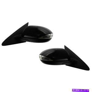 US~[ Mv~[2 LHRHTChMd͂̐VZbg}c_3 New Set Of 2 LH & RH Side Heated Power With Signal Lamp Mirror Fits Mazda 3