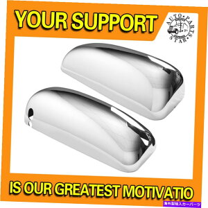 US~[ TChhA~[Jo[s[^[rgɃtBbgN386 389yALH+RHTCh Side Door Mirror Cover Chrome Fit For Peterbilt 386 389 Pair LH+RH Side