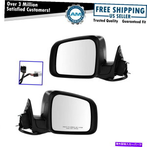 US~[ ~[p[M^[VOiuChX|bgyA11-18Oh`FL[ɃZbg Mirrors Power Heated Turn Signal Blind Spot Pair Set for 11-18 Grand Cherokee